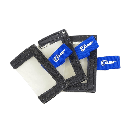 CLAM MEDIUM TACKLE POUCHES 3PK - BLACK