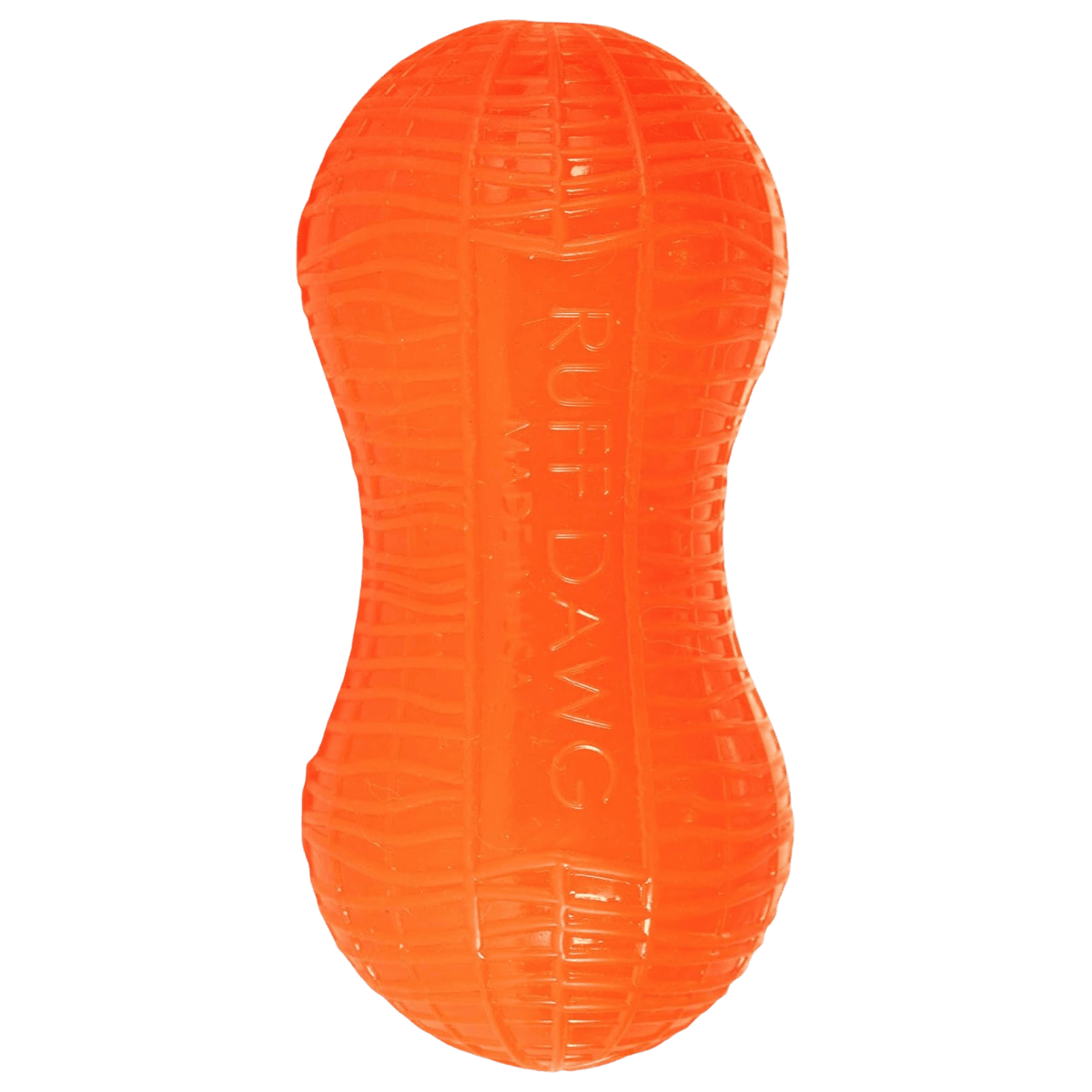 TAILFINPET RUFF DAWG TWIG CRUNCH RUBBER TOY - FRONT VIEW