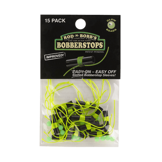 TAILFIN SPORTS Bobber Stops 25PK – Slotted Quick-Rig Fishing Accessories