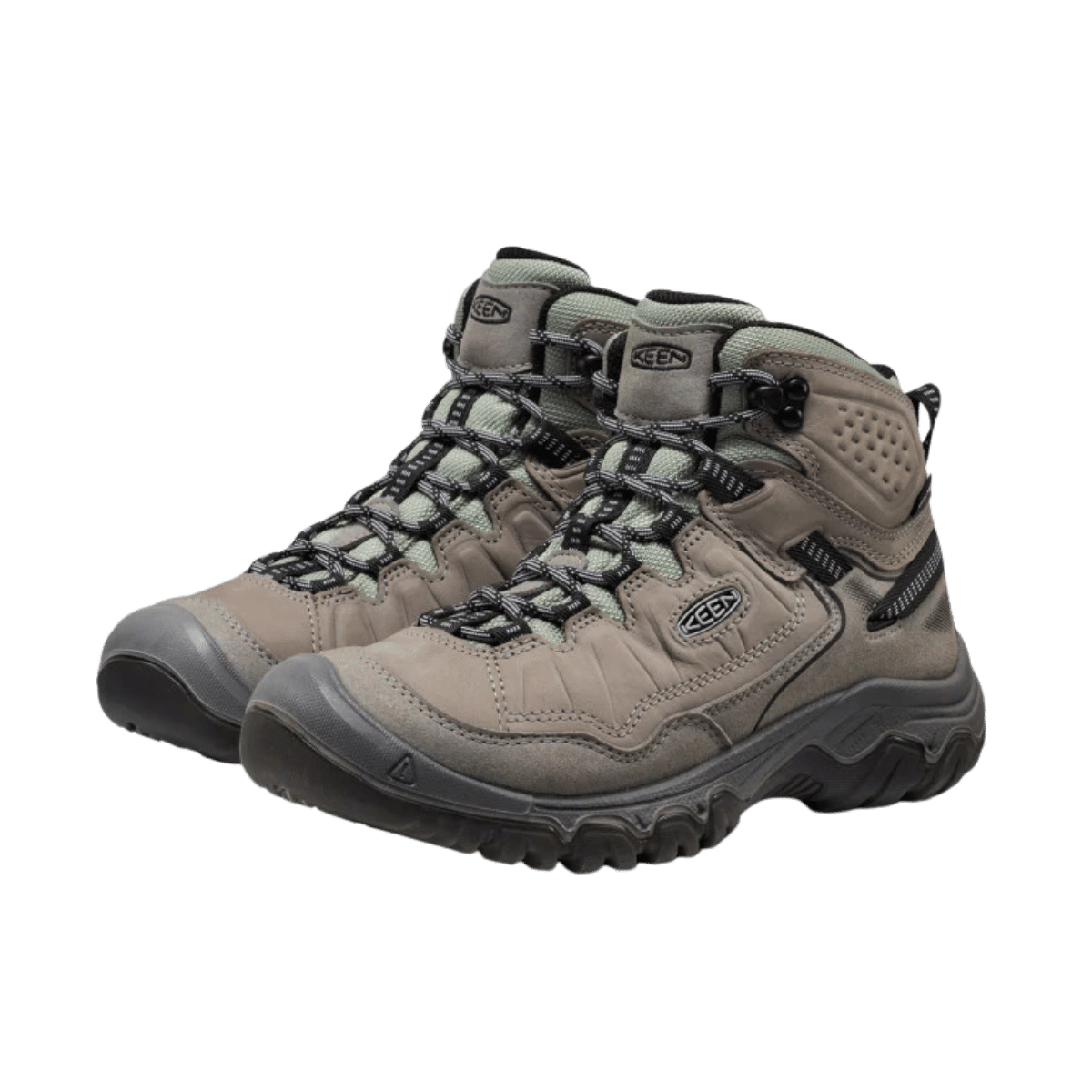 KEEN WOMEN'S TARGHEE IV MID WP - GREY/LILY PAD