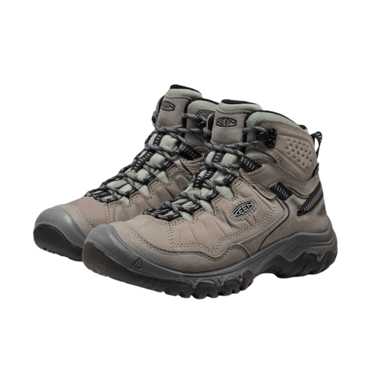 KEEN WOMEN'S TARGHEE IV MID WP - GREY/LILY PAD
