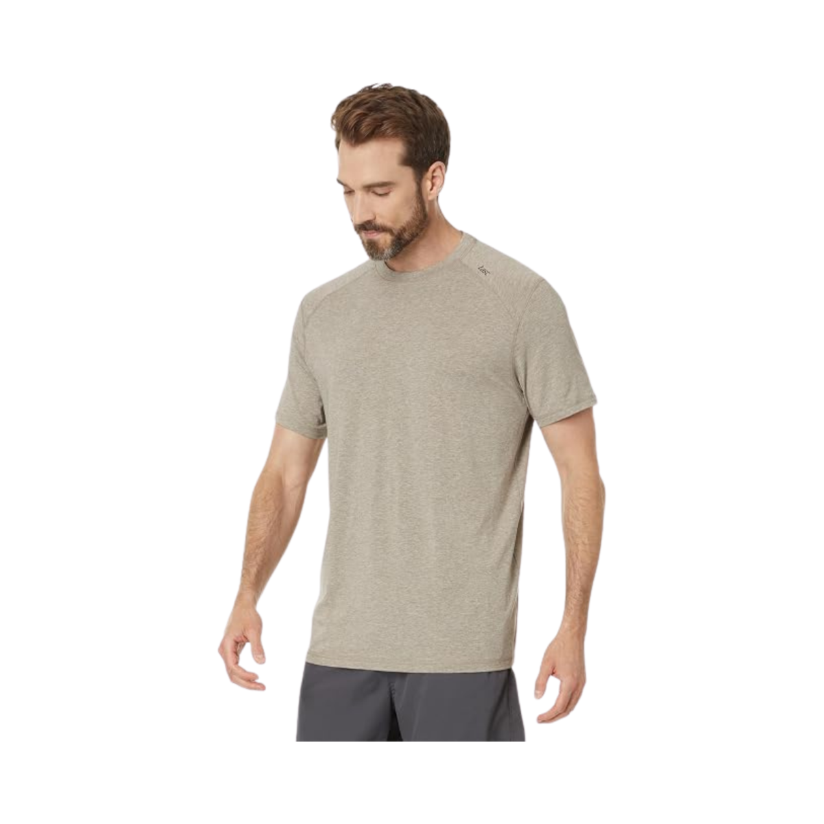 TASC CARROLLTON FITNESS S/S T SHIRT GRAY OAK HEATHER