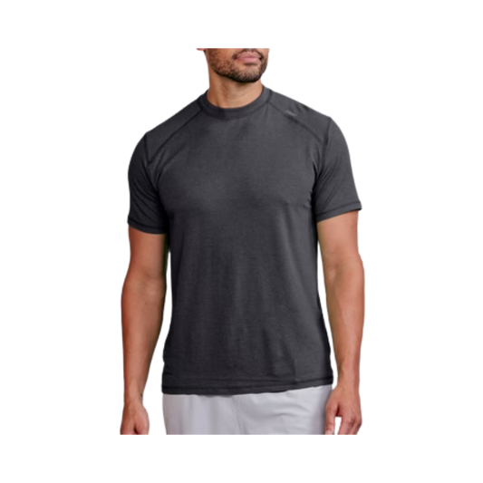 TASC CARROLLTON FITNESS S/S T-SHIRT IRON HEATHER