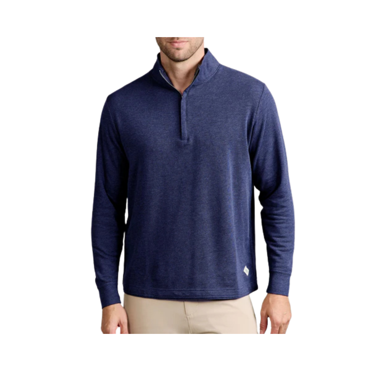 TASC STADIUM FT 1/4 ZIP CLASSIC NAVY HEATHER