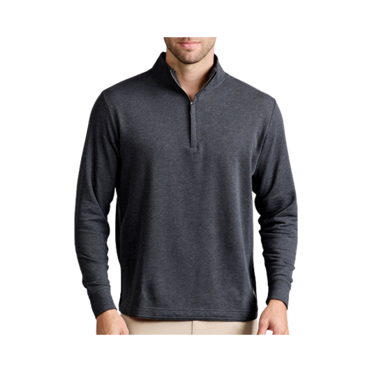 TASC STADIUM FT 1/4 ZIP IRON HEATHER