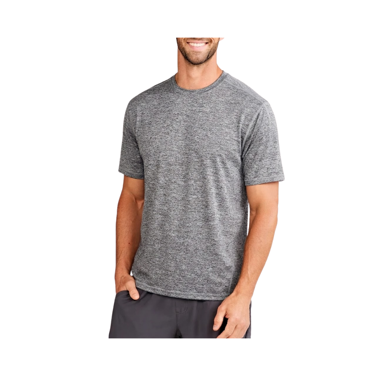 TASC VITAL MICROAIR MESH TEE HEATHER GREY