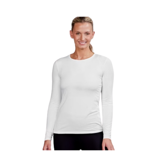 TASC W NOLA L/S T SHIRT WHITE