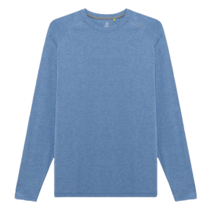 TASC CARROLLTON FITNESS LONG SLEEVE T-SHIRT - CHAMBRAY HEATHER - MAIN IMAGE