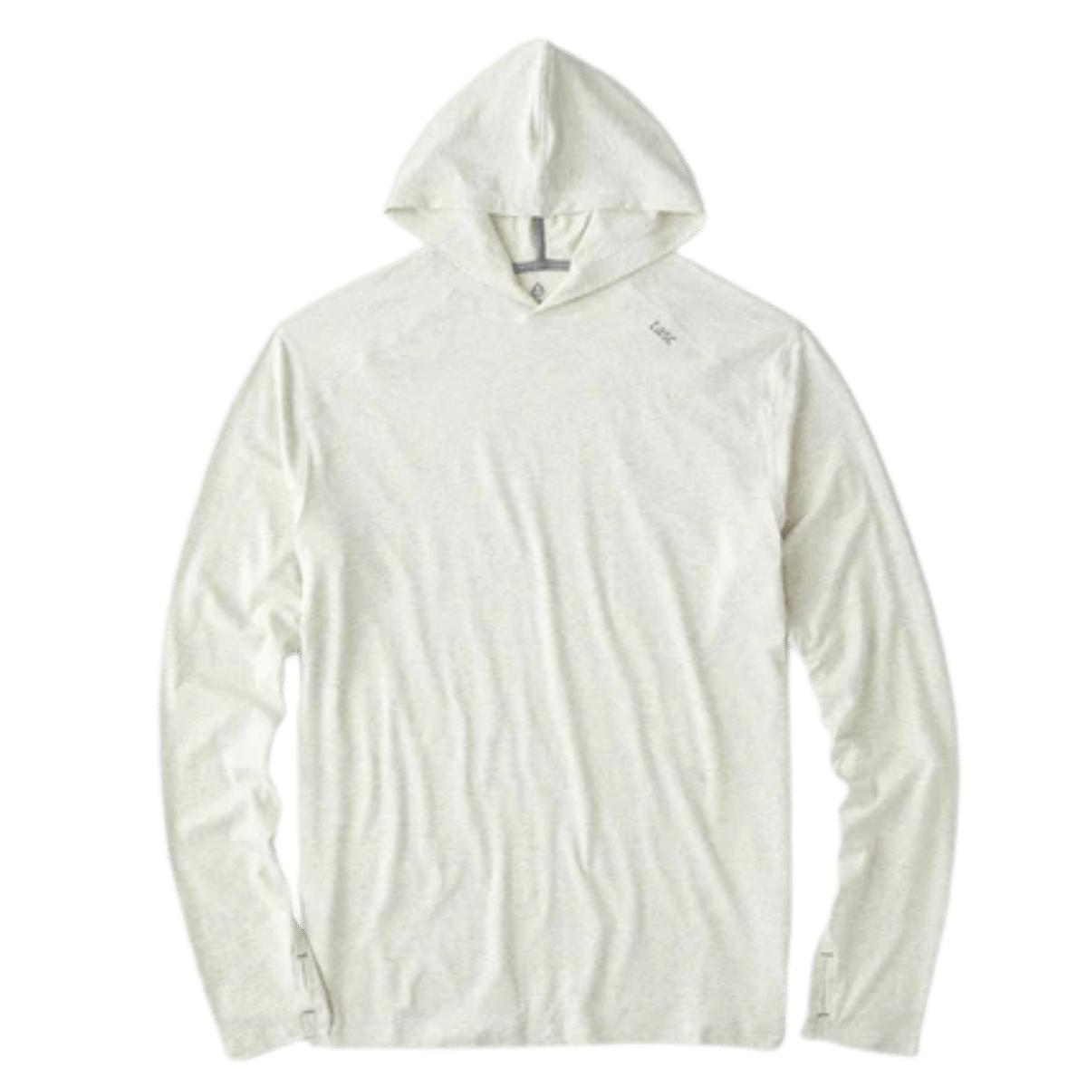 TASC MEN'S CARROLLTON LIGHTWEIGHT FITNESS HOODIE W/ UPF 50+ - MINERAL HTHR - MAIN IMAGE