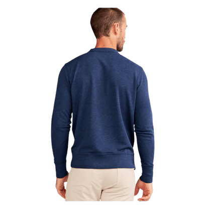 TASC STADIUM FRENCH TERRY SWEATSHIRT - CLASSIC NAVY HEATHER WW BACK