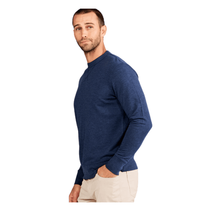 TASC STADIUM FRENCH TERRY SWEATSHIRT - CLASSIC NAVY HEATHER WW SIDE