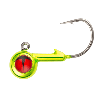 NORTHLAND TUNGSTEN SHORT SHANK JIG 2CD - 1/8OZ
Metallic Chartreuse