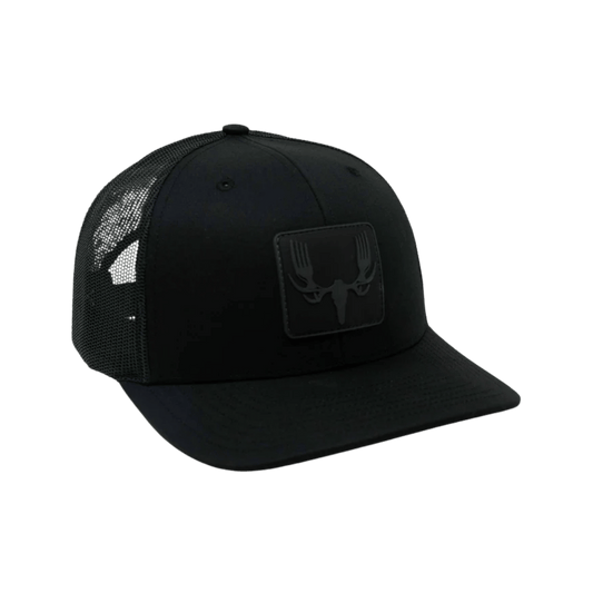 MEATEATER BRAND TECH PATCH TRUCKER HAT - BLACK