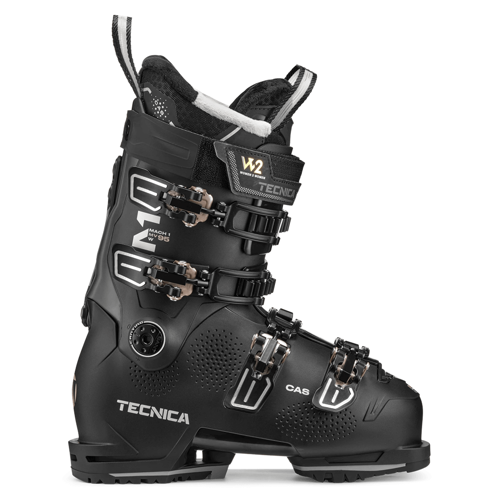 TECNICA WOMEN'S MACH1 95 MV SKI BOOTS - BLACK     25/26