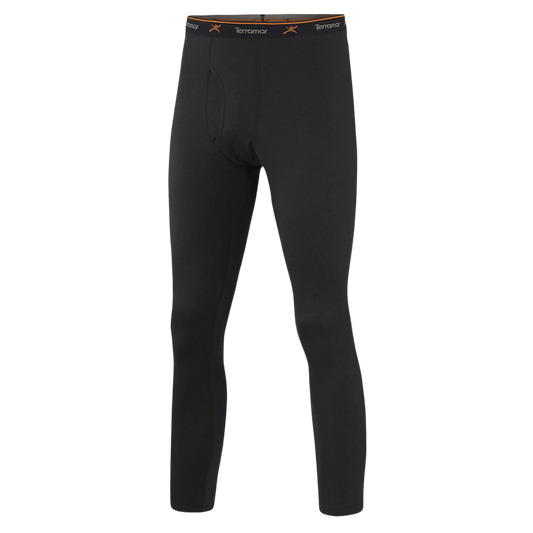 TERRAMAR MEN'S MILITARY FLEECE PANTS - BLACK