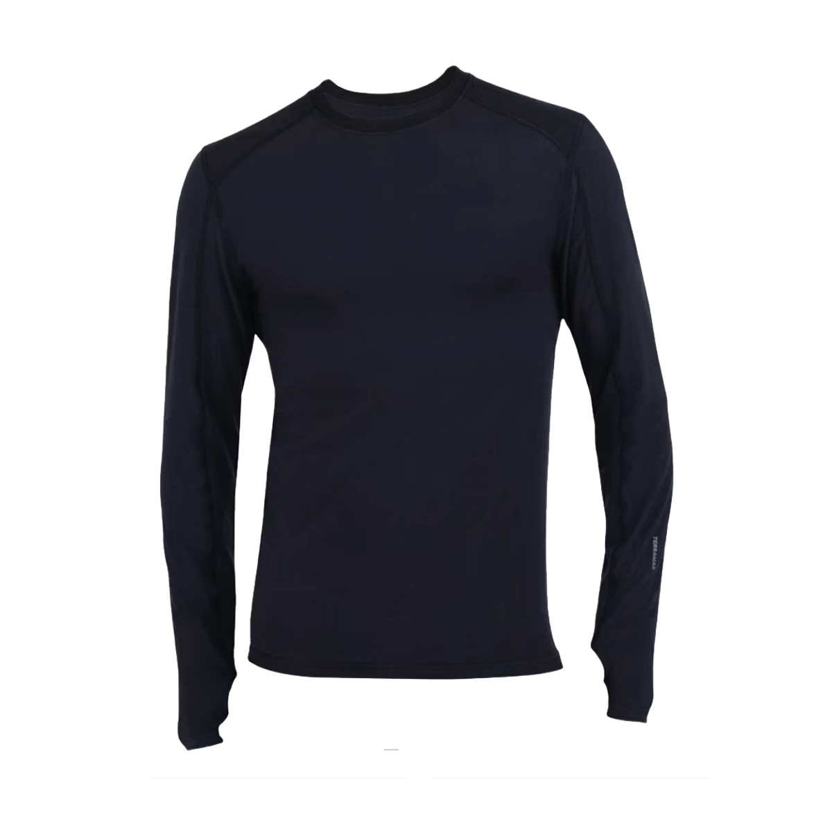 TERRAMAR THERMOLATOR 2.0 CREW - BLACK - FRONT IMAGE