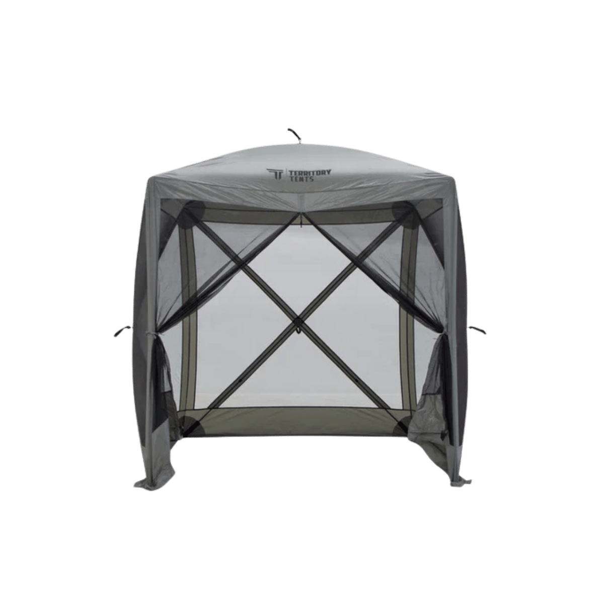 TERRITORY TENTS 4-SIDED PORTABLE SCREEN TENT – PEAK HEIGHT: OVER 6' TALL