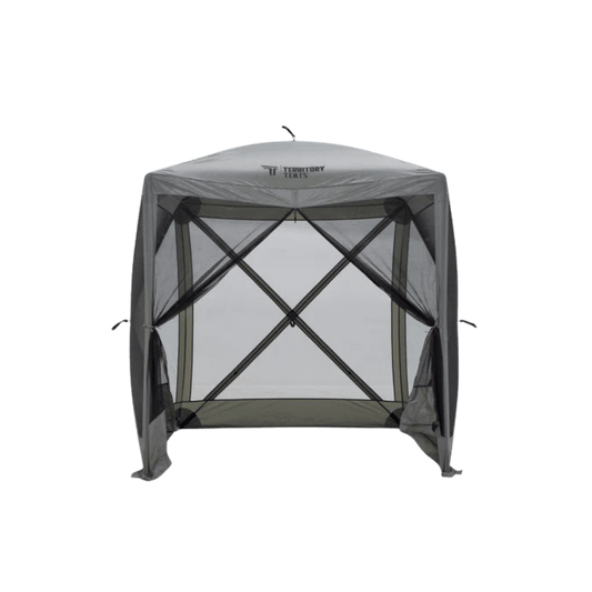 TERRITORY TENTS 4-SIDED PORTABLE SCREEN TENT – PEAK HEIGHT: OVER 6' TALL