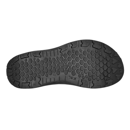 TEVA HYDRATREK WATER SANDAL - BLACK  BOTTOM SOLE VIEW