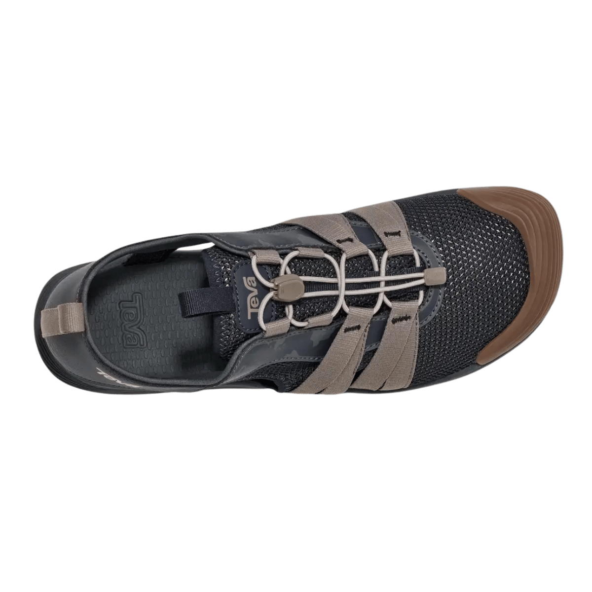 TEVA MEN'S HYDRATREK SANDAL CT - DARK SHADOW TOP VIEW