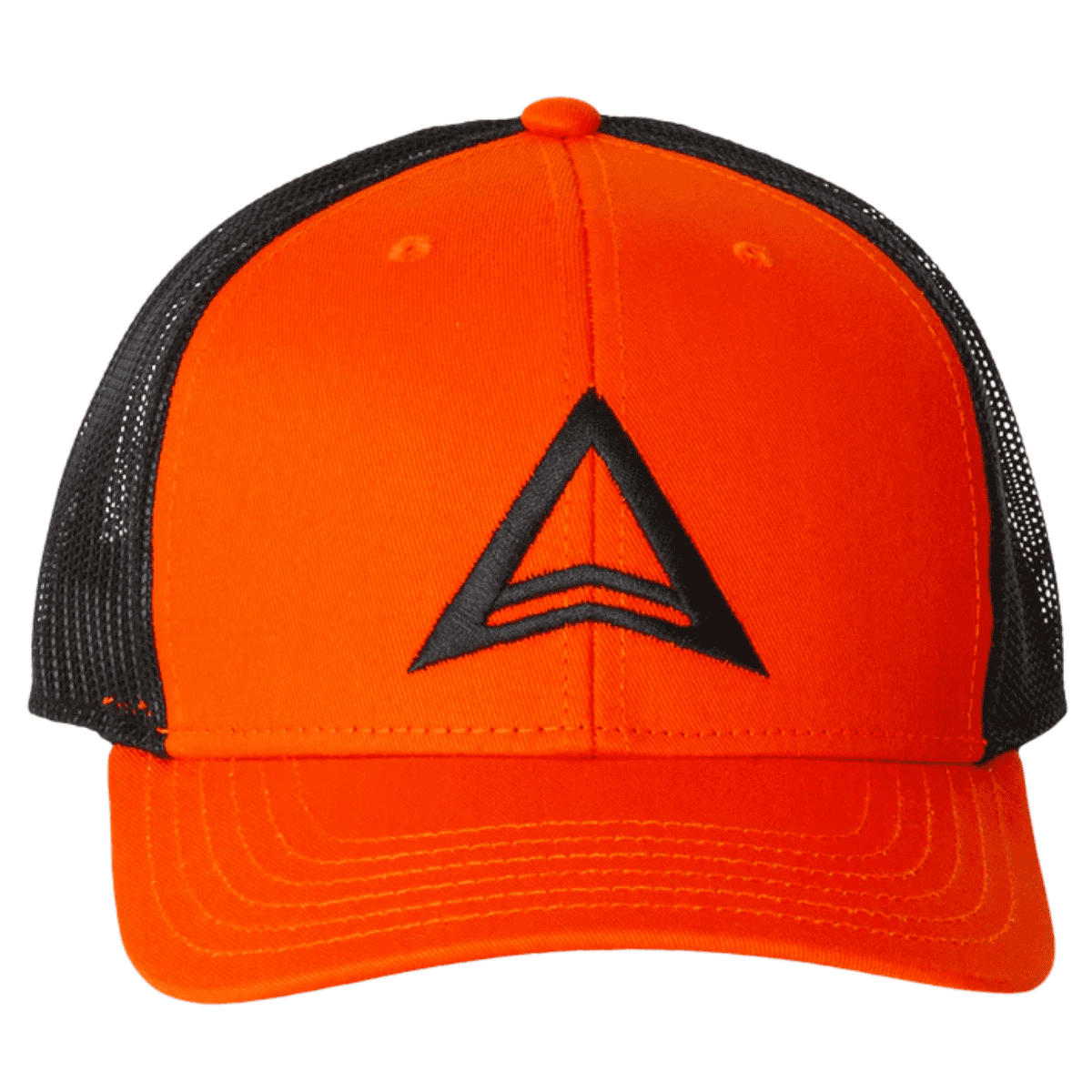 THACHA CHIEF TRUCKER CAP BREATHABLE MESH - BLAZE ORG - FRONT VIEW