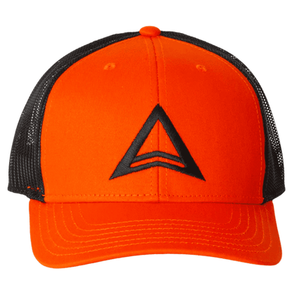 THACHA CHIEF TRUCKER CAP BREATHABLE MESH - BLAZE ORG - FRONT VIEW