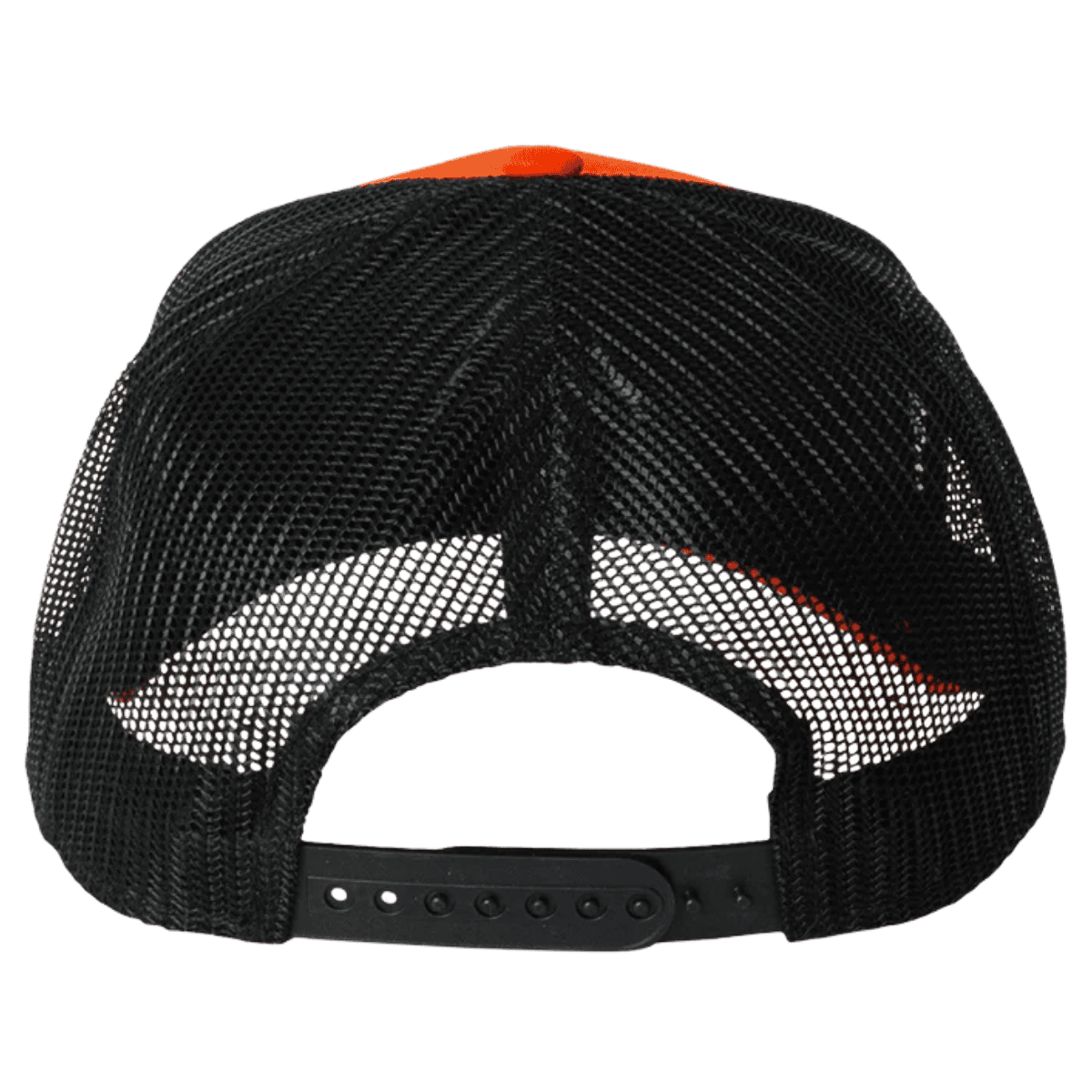 THACHA CHIEF TRUCKER CAP BREATHABLE MESH - BLAZE ORG - BACK VIEW