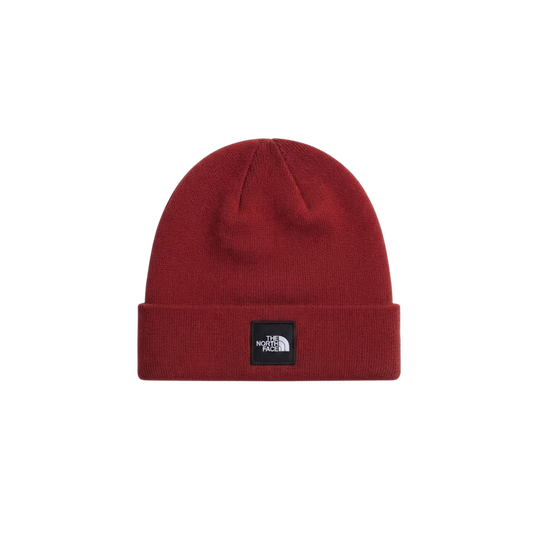 NORTH FACE DOCK WORKER RECYCLED BEANIE ELEVATION RED