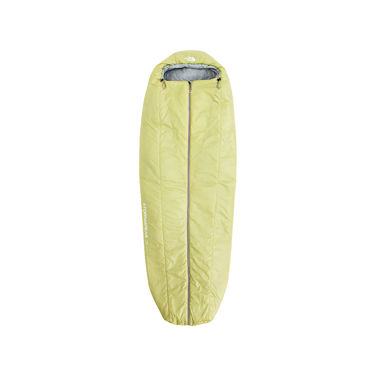 NORTH FACE STORMBREAK 35°F SLEEPING BAG PEAR FROST GRAY