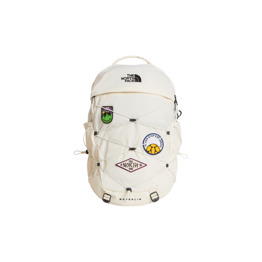 NORTH FACE W BOREALIS PATCH BACKPACK WHITE DUNE PATCH