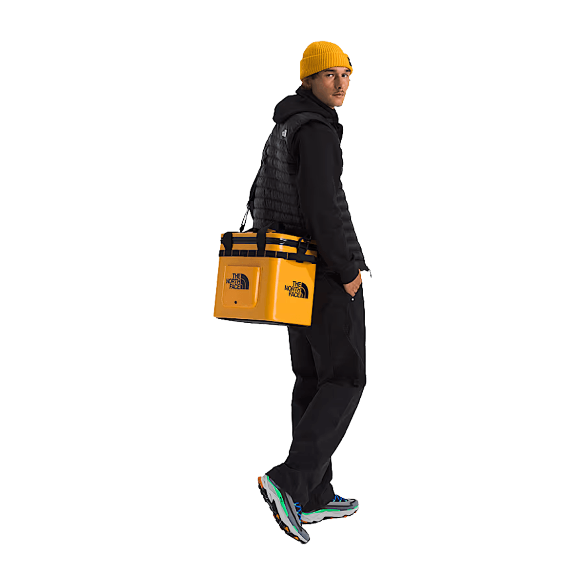 THE NORTH FACE BASE CAMP COOLER 15QT - ON BACK VIEW