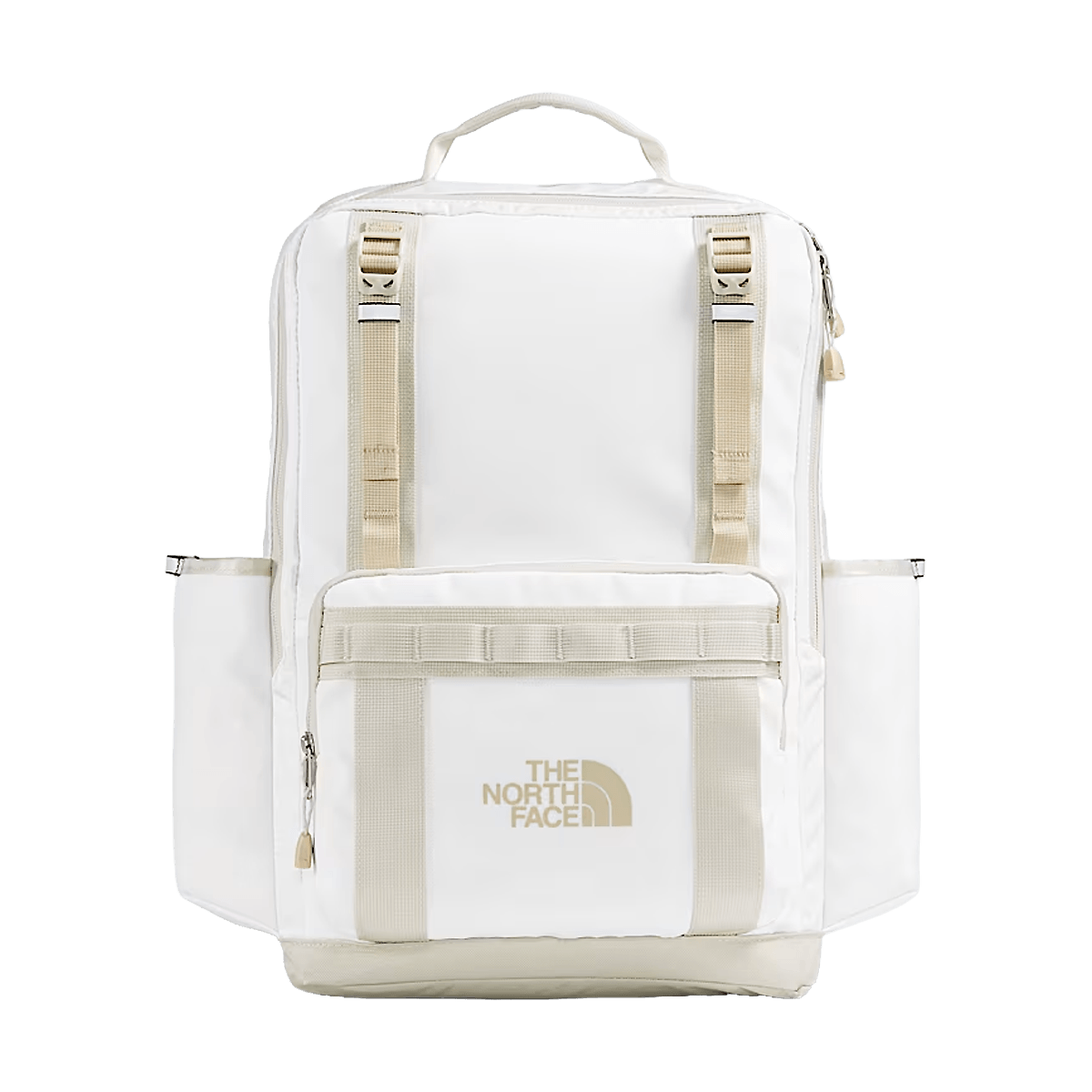 THE NORTH FACE BASE CAMP DAYPACK - WHITE ASH CALACATTA PALE KHAKI - FRONT VIEW