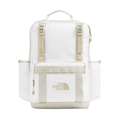THE NORTH FACE BASE CAMP DAYPACK - WHITE ASH CALACATTA PALE KHAKI - FRONT VIEW