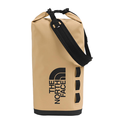 THE NORTH FACE BASE CAMP DRY BAG 18L - KHAKI STONE TNF BLACK