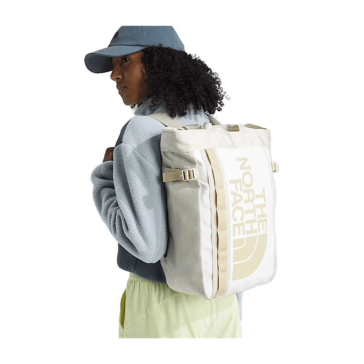 THE NORTH FACE BASE CAMP TOTE PACK -ON BACK VIEW
