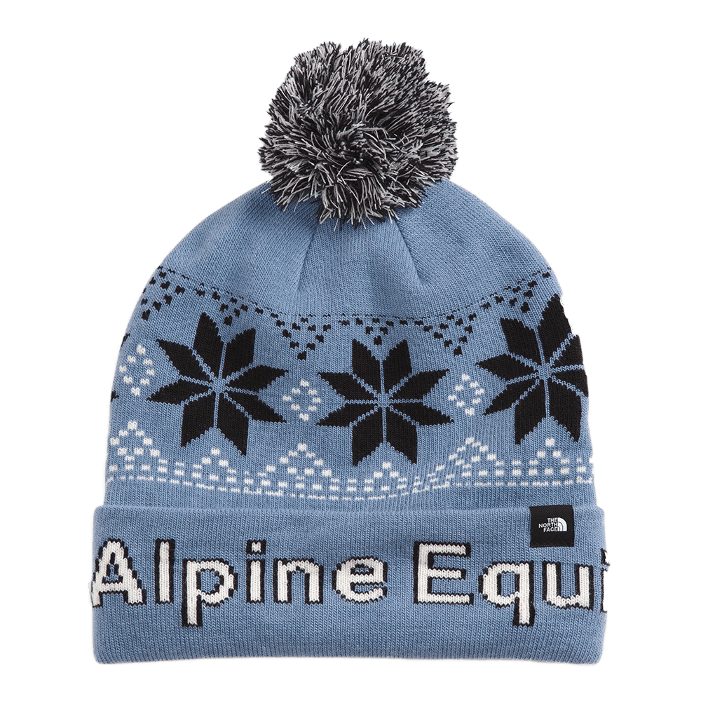 THE NORTH FACE SKI TUKE BEANIE HAT - FOLK BLUE/GARD WHT