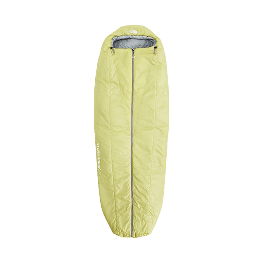 THE NORTH FACE STORMBREAK 35°F SLEEPING BAG - PEAR FROST GREY - FRONT VIEW