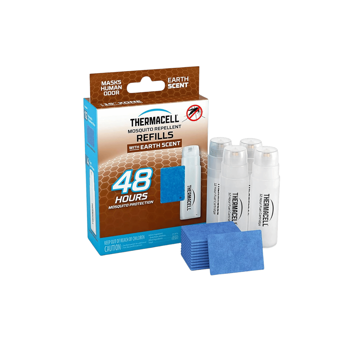 THERMACELL EARTH SCENT REPELLENT REFILLS WHITE