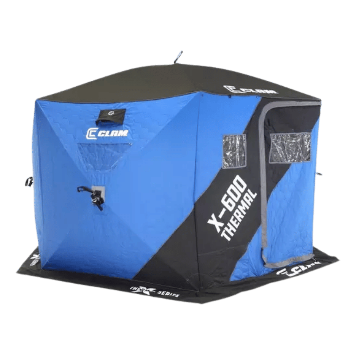 CLAM X-600 THERMAL HUB SHELTER - 6 SIDED - BLUE