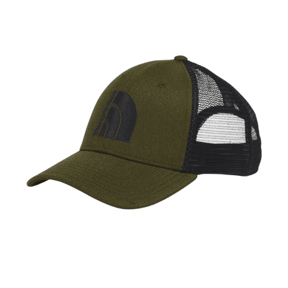 THE NORTHFACE MUDDER TRUCKER HAT - FOREST OLIVE  - FRONT VIEW