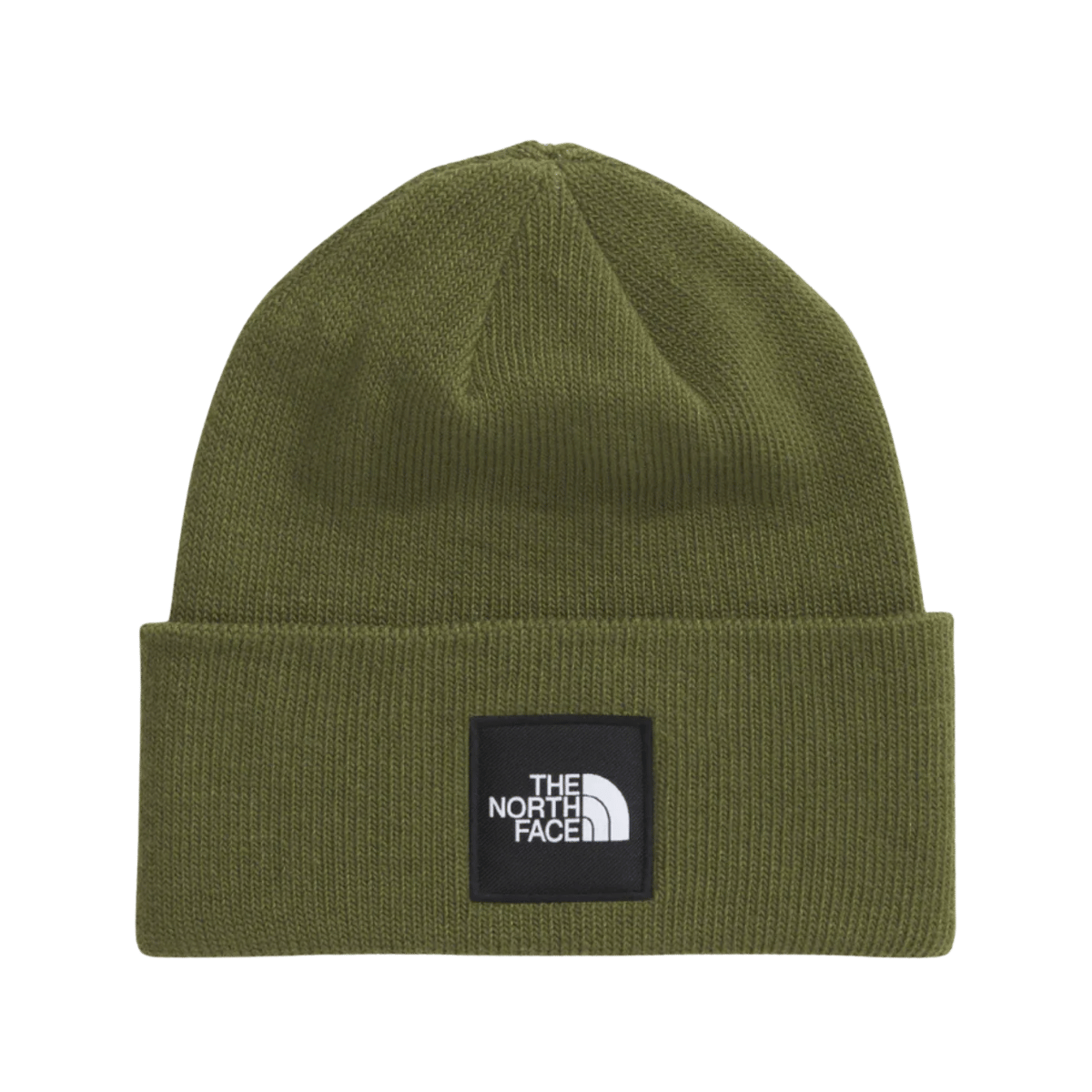 THE_NORTH_FACE_BIG_BOX_CUFFED_BEANIE_WOODLAND_GRN_FRONT