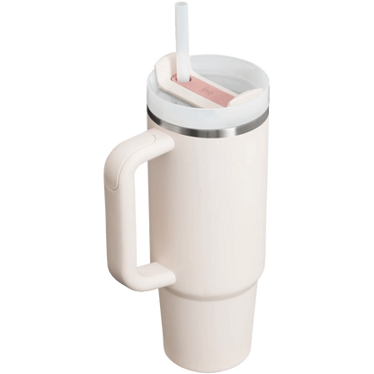 STANLEY THE QUENCHER H2.O FLOWSTATE TUMBLER 30OZ - ROSE QUARTZ 2.0 - BACK SIDE VIEW