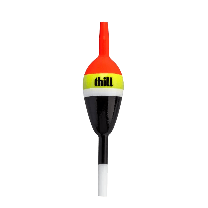 THILL NT + DAY GLOW FLOAT OVAL SLIP - 3/4IN CHART BLACK