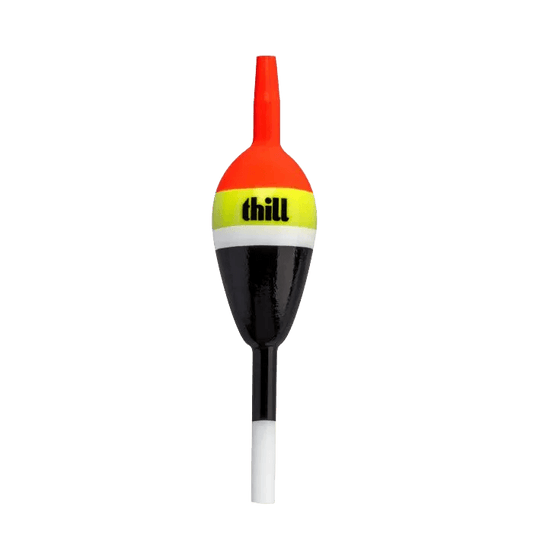 THILL NT + DAY GLOW FLOAT OVAL SLIP - 3/4IN CHART BLACK
