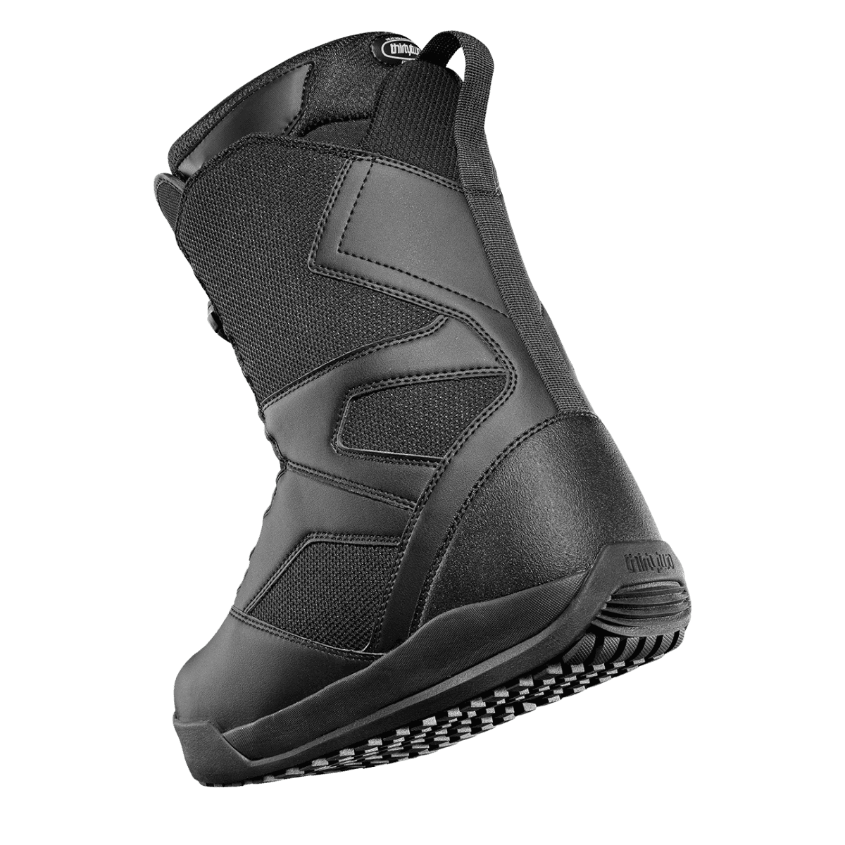 THIRTYTWO STW DOUBLE BOA SNOWBOARD BOOTS – BLACK_BACK ANGLE