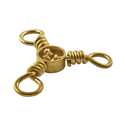 SOUTH BEND THREE WAY SWIVEL - GOLD