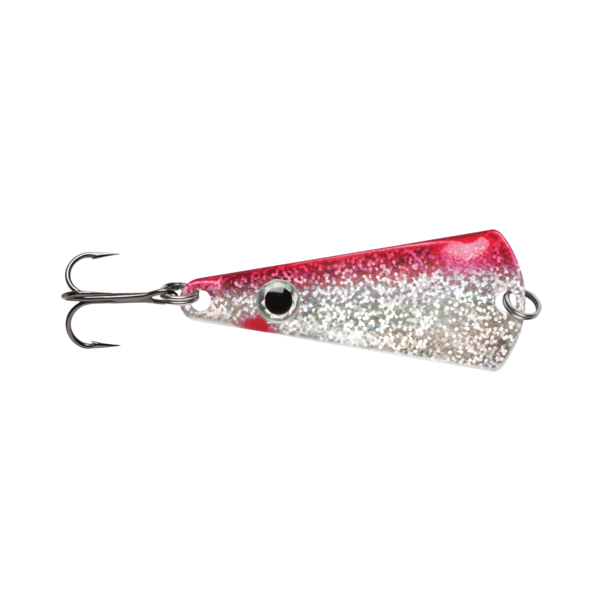 VMC TINGLER SPOON - 3/16OZ - GLOW RED SHINER