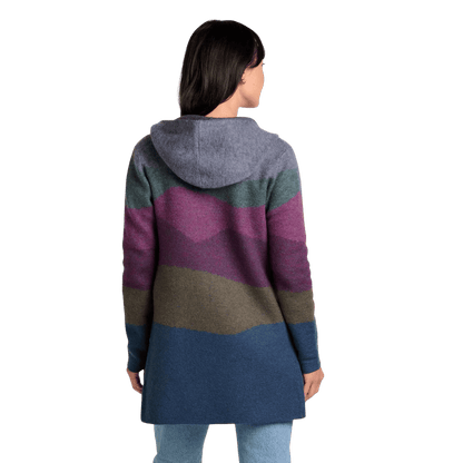 TOAD AND CO WOMENS HEARTFELT MERINO HOODIE BACK