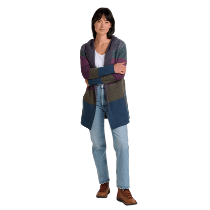 TOAD AND CO WOMENS HEARTFELT MERINO HOODIE FRONT