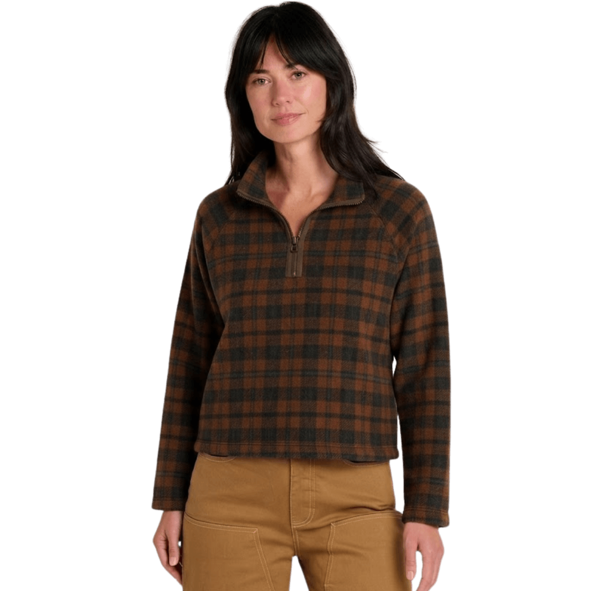 TOAD AND CO W KENNICOTT 1/4 ZIP EARTH